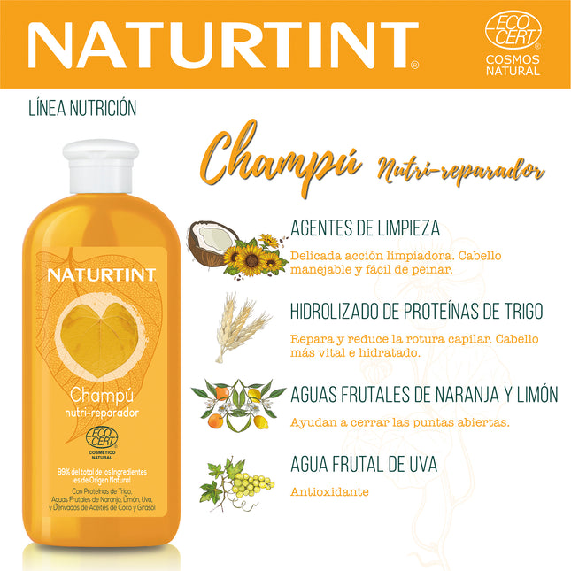 Champú para tu cabello | Naturtint Nutrición Reparación Natural