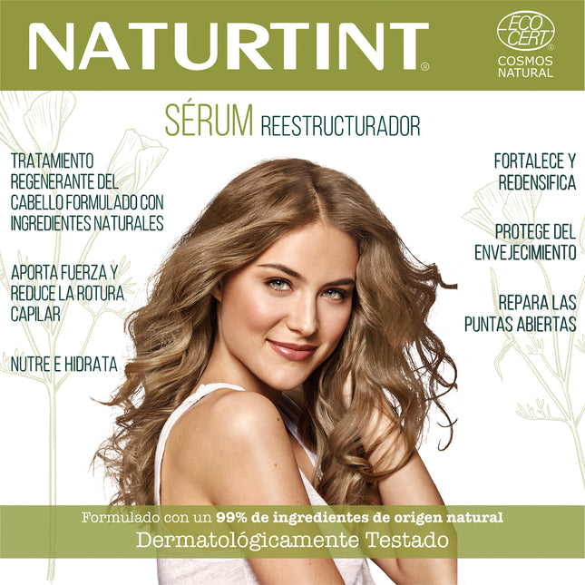 Sérum Reestructurador Natural | Naturtint  Repara y Fortalece tu Pelo