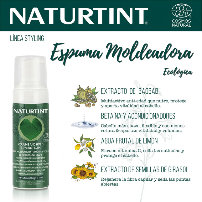 Espuma Moldeadora | Naturtint Peinado Natural