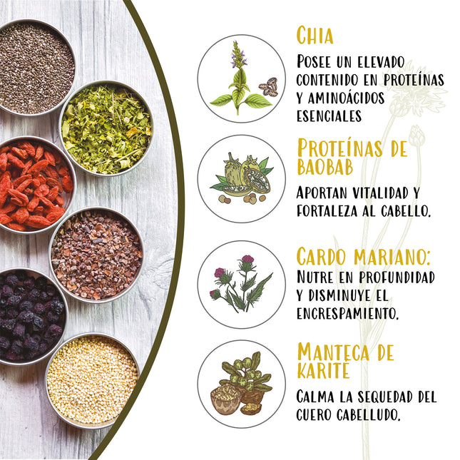 Mascarilla de Chia | Naturtint Cabello Dañado