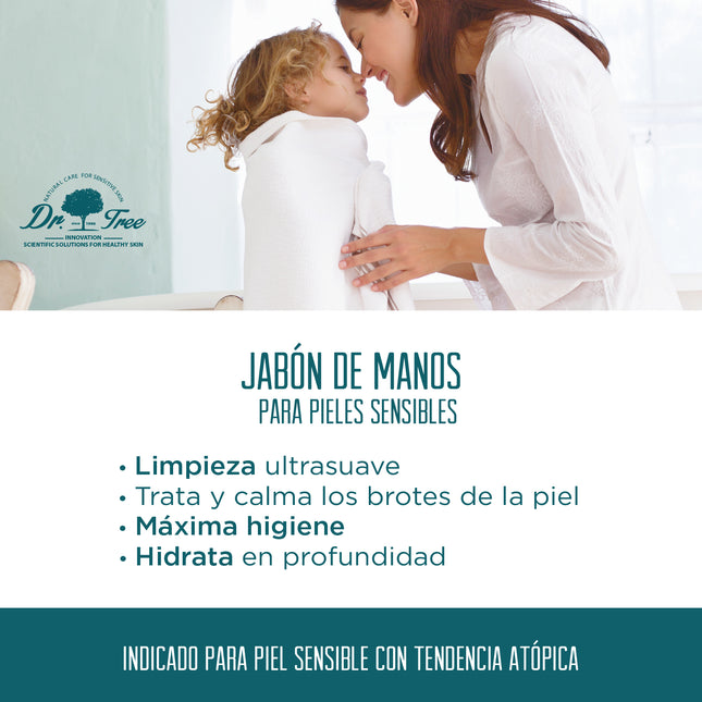 Jabón de Manos Dermo Protector | Dr Tree Para Piel Sensible