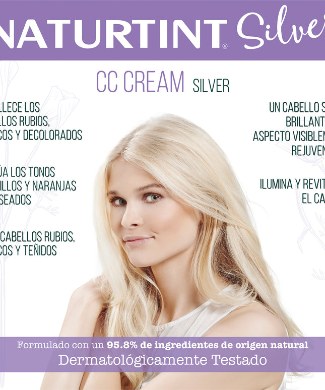 CC Cream para Canas Natural | Naturtint Silver Matizador