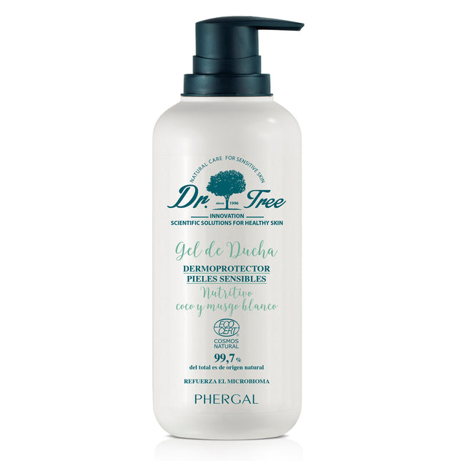 Gel Ducha Nutritivo | Dr Tree Aroma Musgo Blanco y Coco