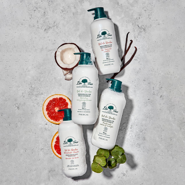 Gel Ducha Nutritivo | Dr Tree Aroma Musgo Blanco y Coco