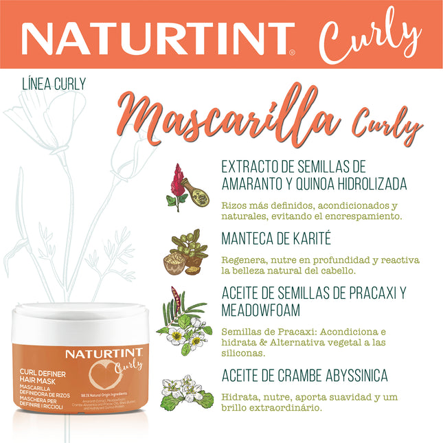 Mascarilla Curly Rizos Definidos | Naturtint Curly