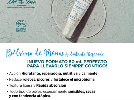 Bálsamo Reparador de Manos Natural | Dr Tree. Pieles Sensibles