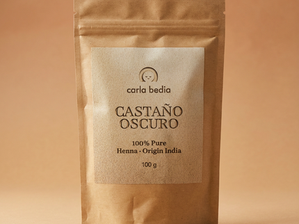 Barro Castaño Oscuro Carla Bedia – Tinte Natural para Cubrir Canas