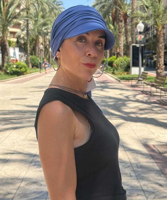 Gorra Oncológica Carla Bedia | Nala Lavanda