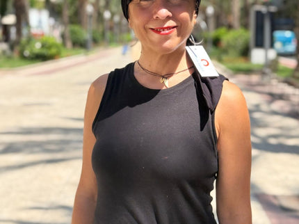 Gorra Oncológica Carla Bedia | Nala Negro