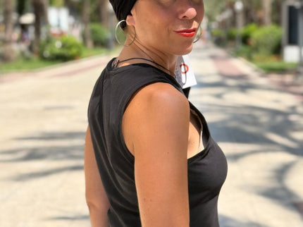 Gorra Oncológica Carla Bedia | Nala Negro