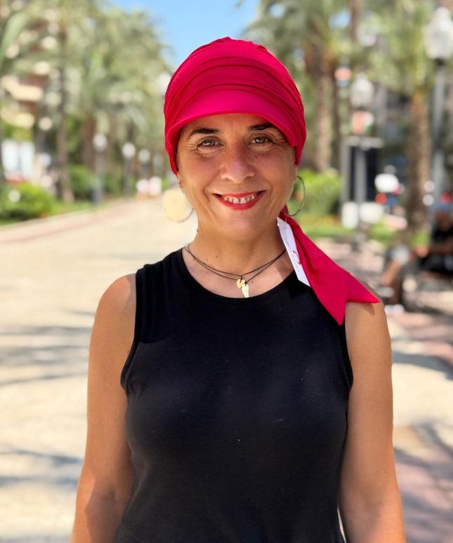 Gorra Oncológica Carla Bedia | Nala Roja