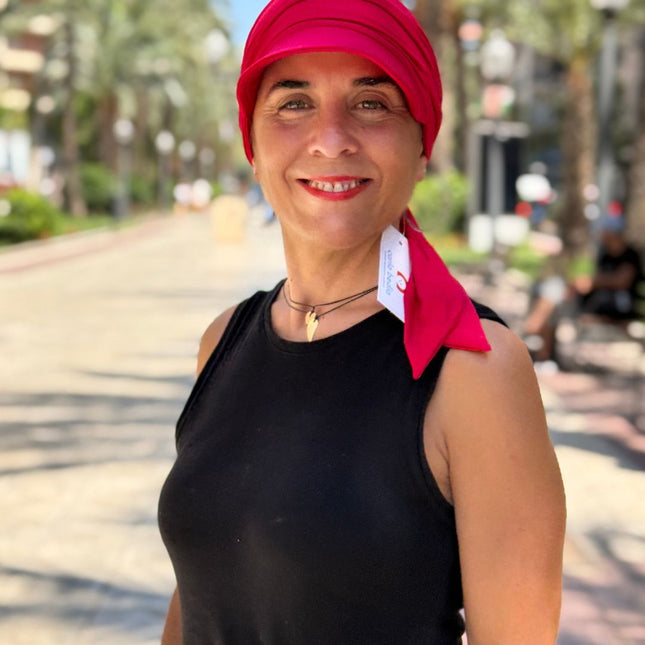 Gorra Oncológica Carla Bedia | Nala Roja