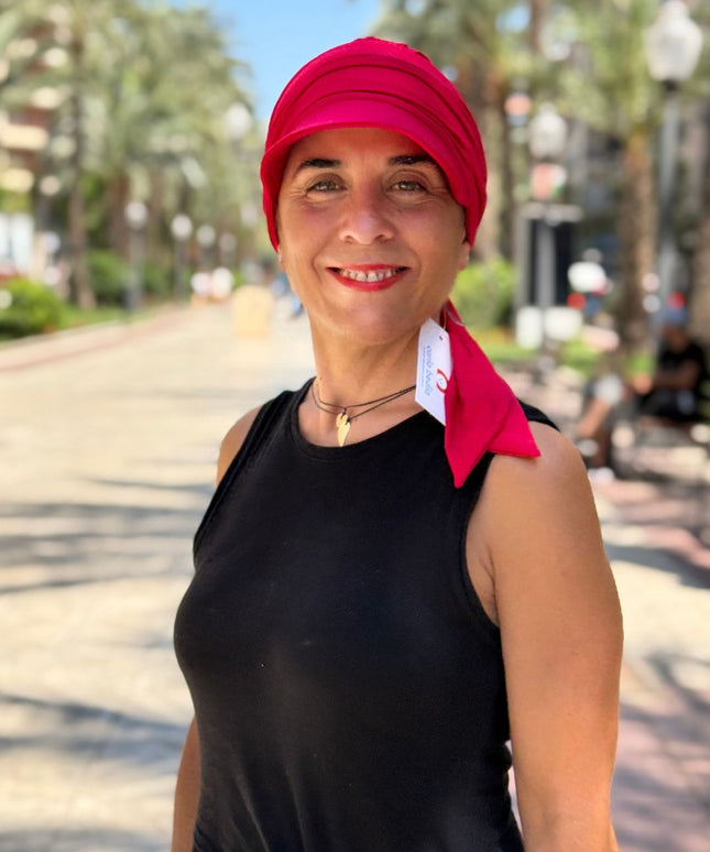 Gorra Oncológica Carla Bedia | Nala Roja