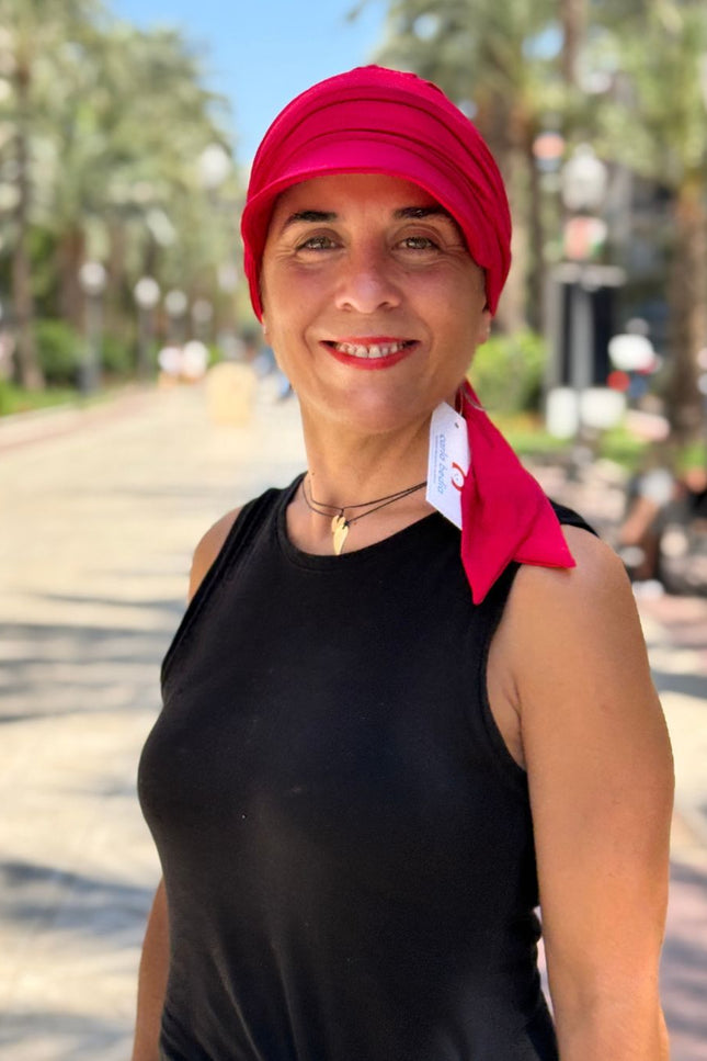 Gorra Oncológica Carla Bedia | Nala Roja