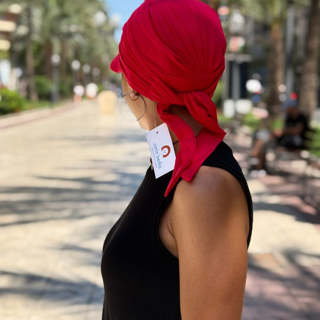 Gorra Oncológica Carla Bedia | Nala Roja