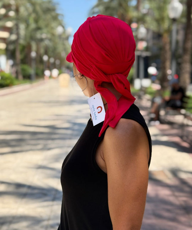 Gorra Oncológica Carla Bedia | Nala Roja