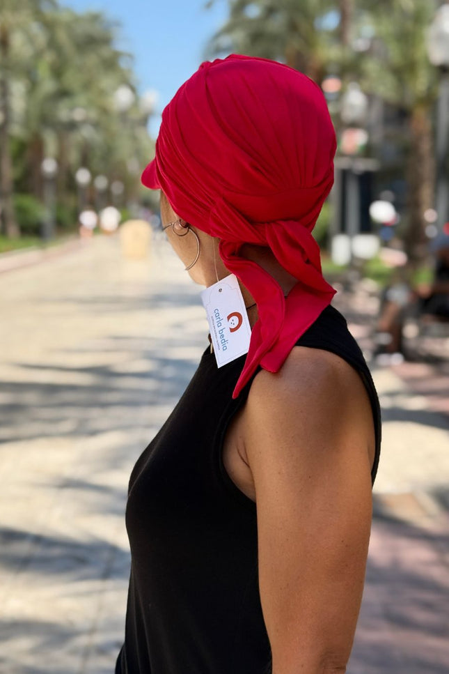 Gorra Oncológica Carla Bedia | Nala Roja
