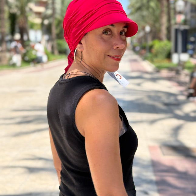 Gorra Oncológica Carla Bedia | Nala Roja
