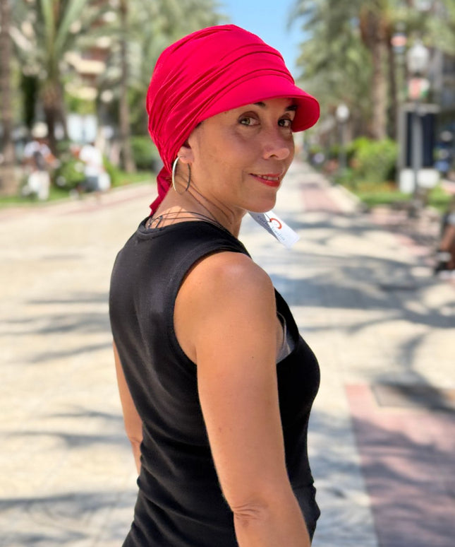 Gorra Oncológica Carla Bedia | Nala Roja