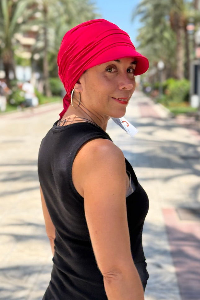 Gorra Oncológica Carla Bedia | Nala Roja