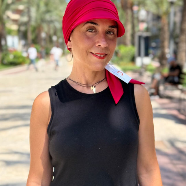 Gorra Oncológica Carla Bedia | Nala Roja
