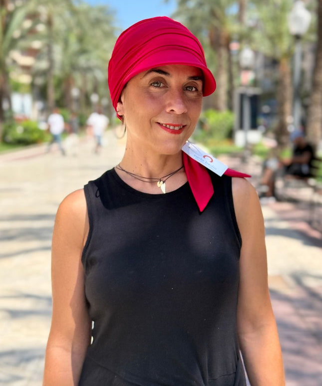 Gorra Oncológica Carla Bedia | Nala Roja