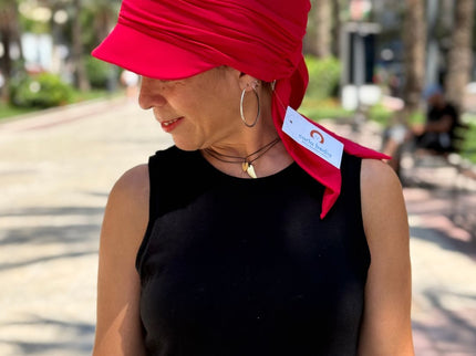 Gorra Oncológica Carla Bedia | Nala Roja