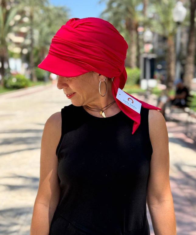 Gorra Oncológica Carla Bedia | Nala Roja