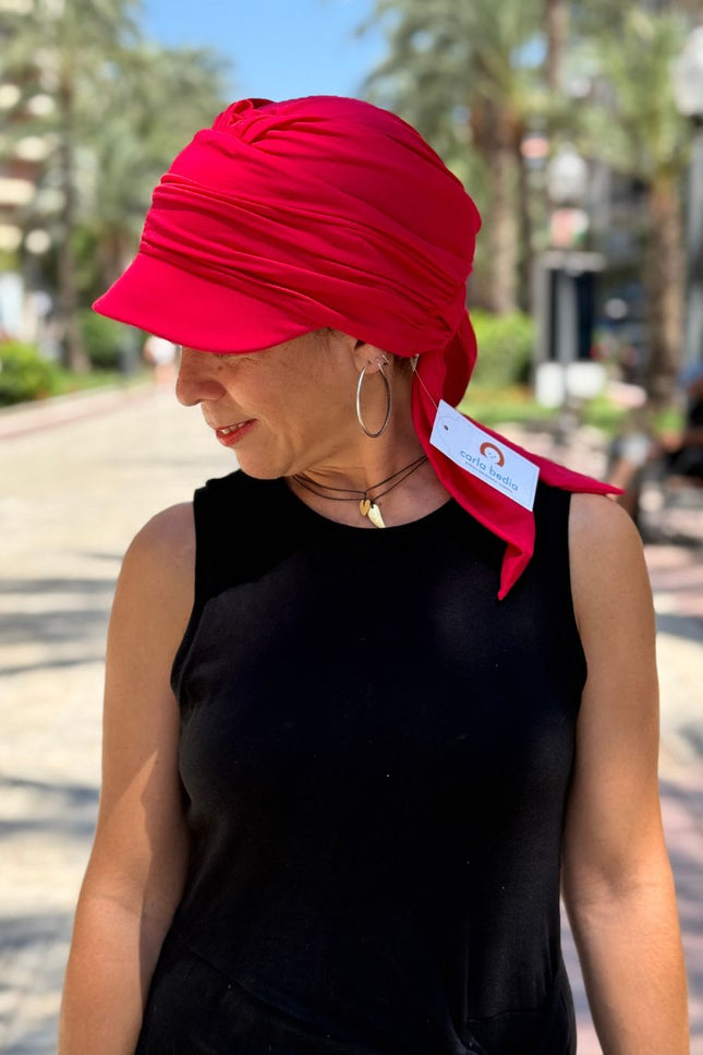 Gorra Oncológica Carla Bedia | Nala Roja