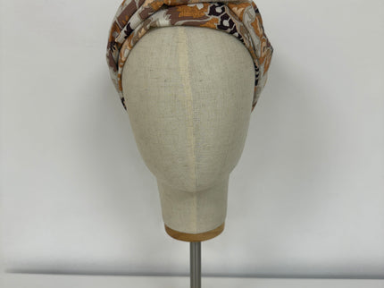 Pañuelo Oncológico Carla Bedia | Sue Floral Tierra