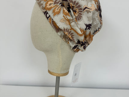 Pañuelo Oncológico Carla Bedia | Sue Floral Tierra