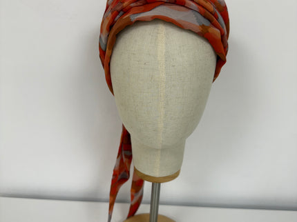 añuelo Oncológico Carla Bedia | Zoe Silk Acuarela Terracota