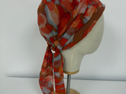 añuelo Oncológico Carla Bedia | Zoe Silk Acuarela Terracota