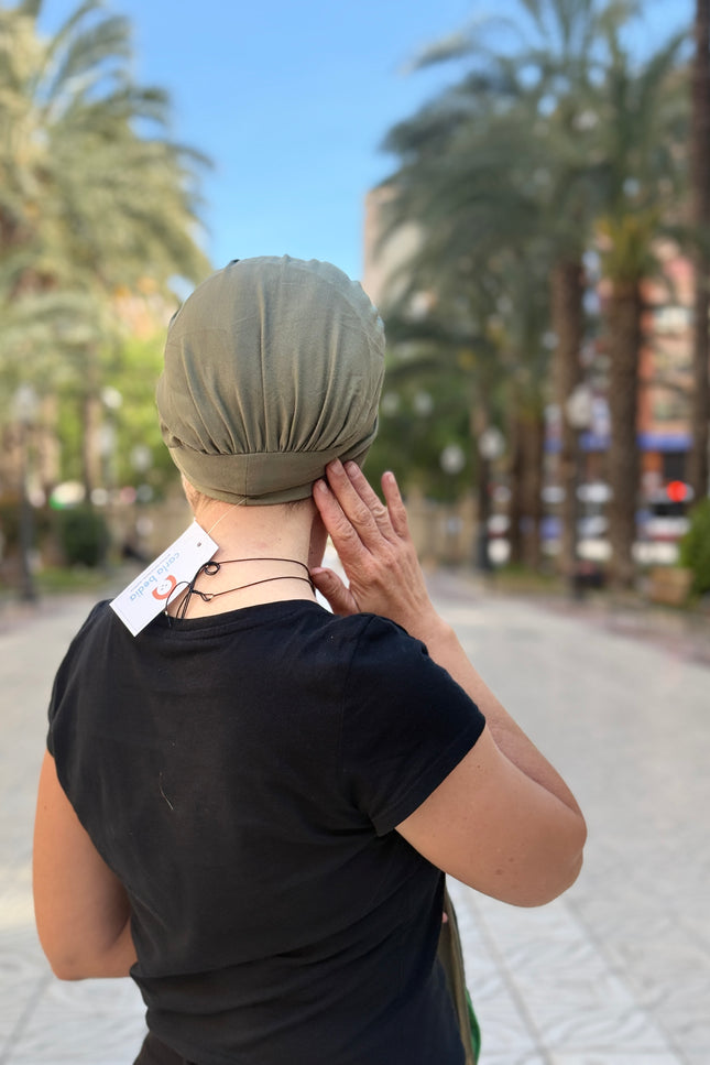 Pañuelo Oncológico Carla Bedia | Carlota Verde