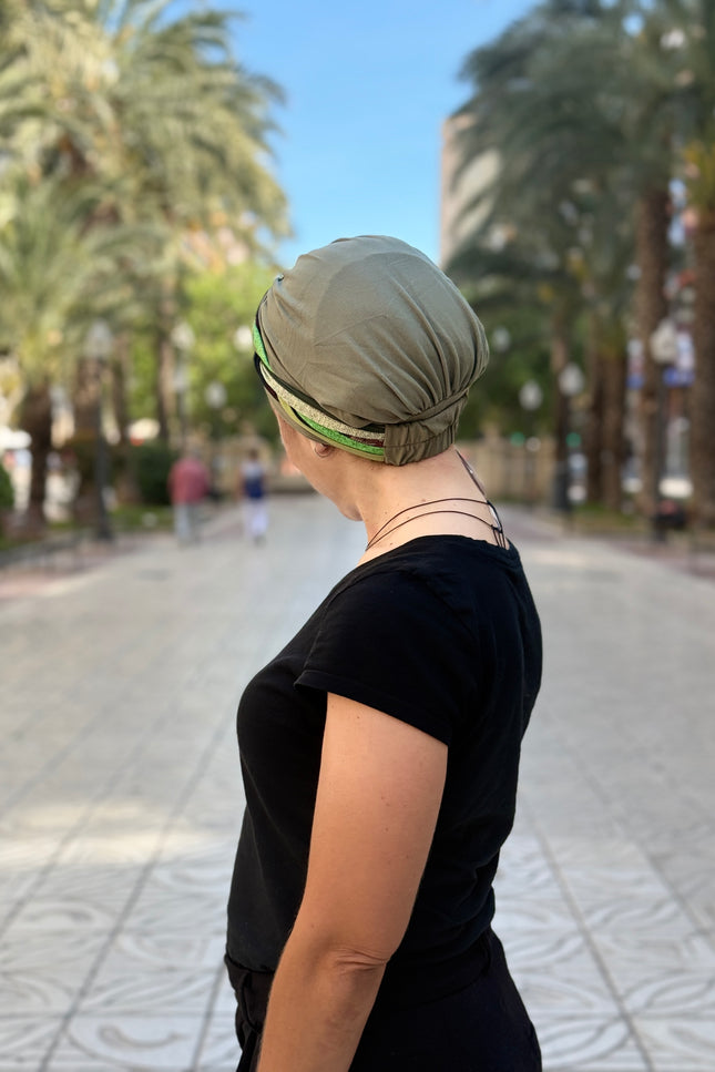 Pañuelo Oncológico Carla Bedia | Carlota Verde