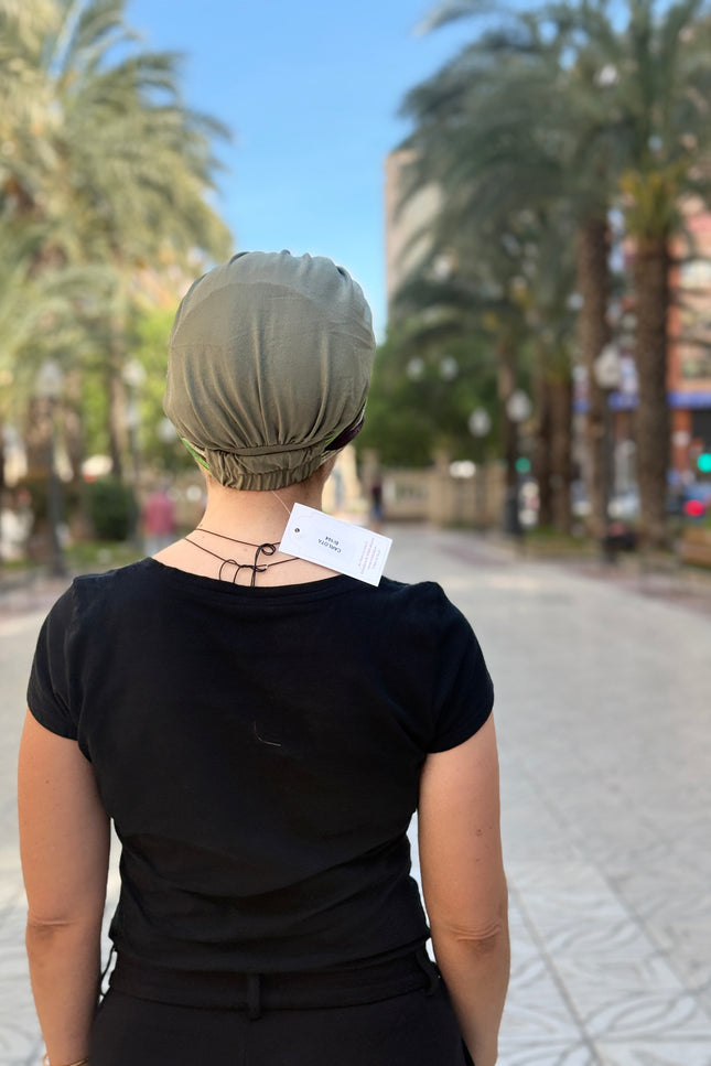 Pañuelo Oncológico Carla Bedia | Carlota Verde