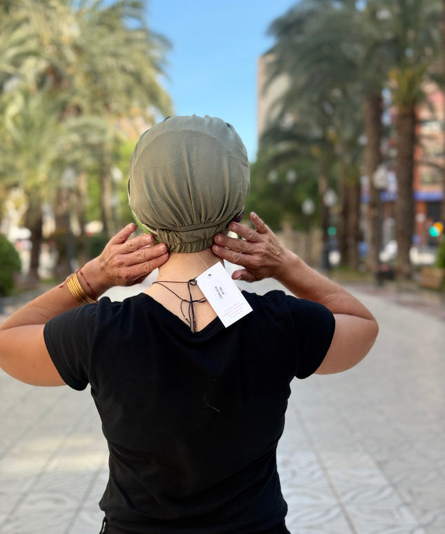 Pañuelo Oncológico Carla Bedia | Carlota Verde