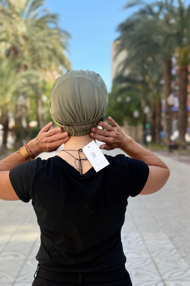 Pañuelo Oncológico Carla Bedia | Carlota Verde