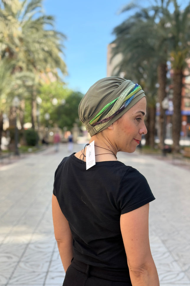 Pañuelo Oncológico Carla Bedia | Carlota Verde