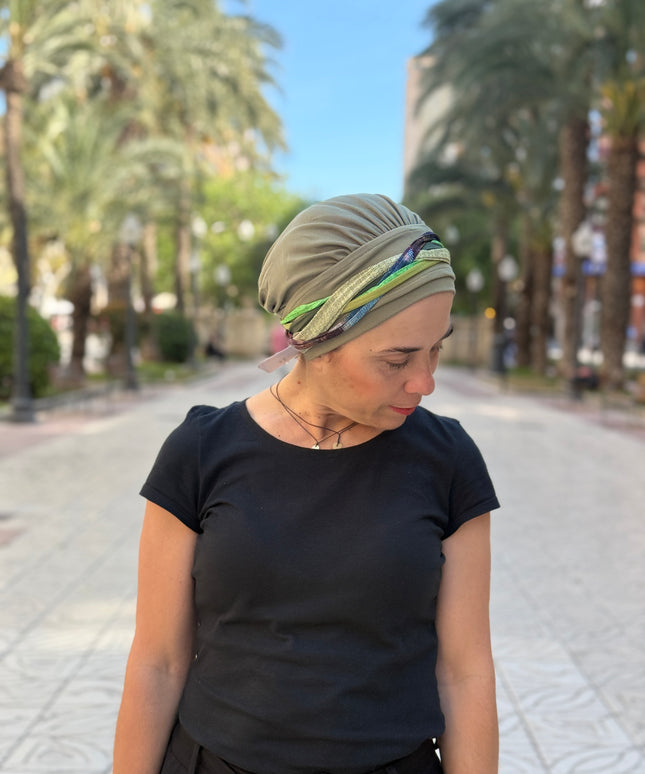 Pañuelo Oncológico Carla Bedia | Carlota Verde