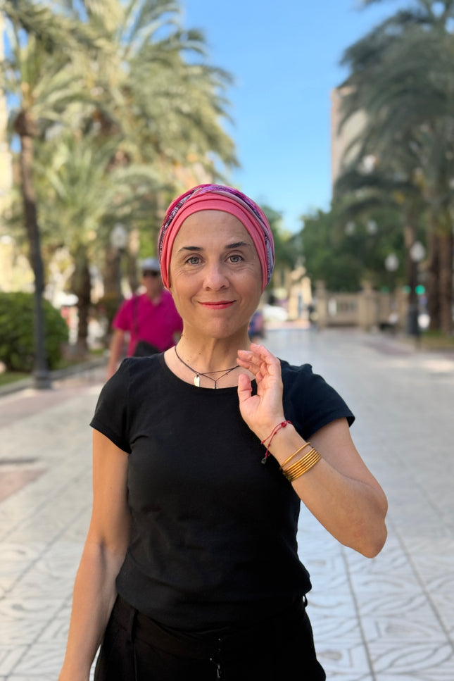 Pañuelo Oncológico Carla Bedia | Carlota Coral