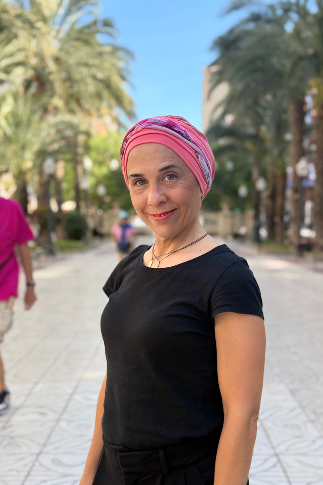 Pañuelo Oncológico Carla Bedia | Carlota Coral