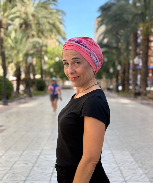 Pañuelo Oncológico Carla Bedia | Carlota Coral