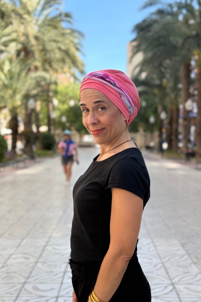 Pañuelo Oncológico Carla Bedia | Carlota Coral