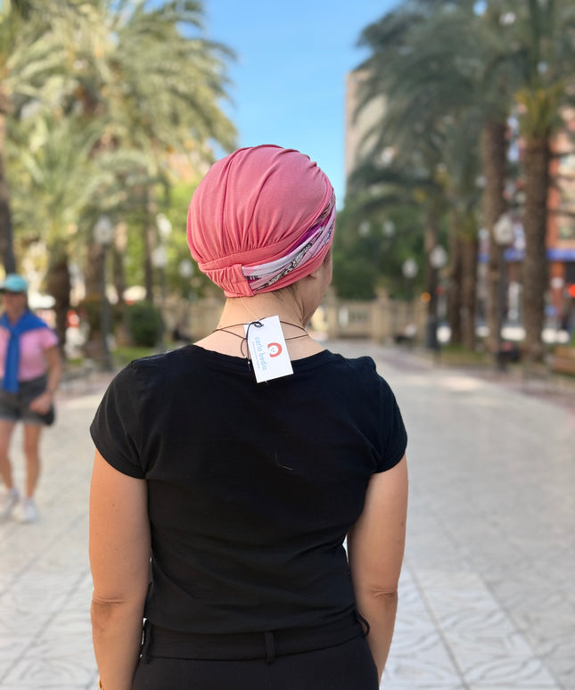 Pañuelo Oncológico Carla Bedia | Carlota Coral