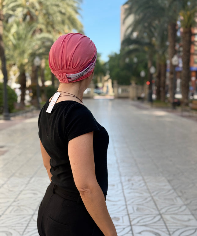 Pañuelo Oncológico Carla Bedia | Carlota Coral