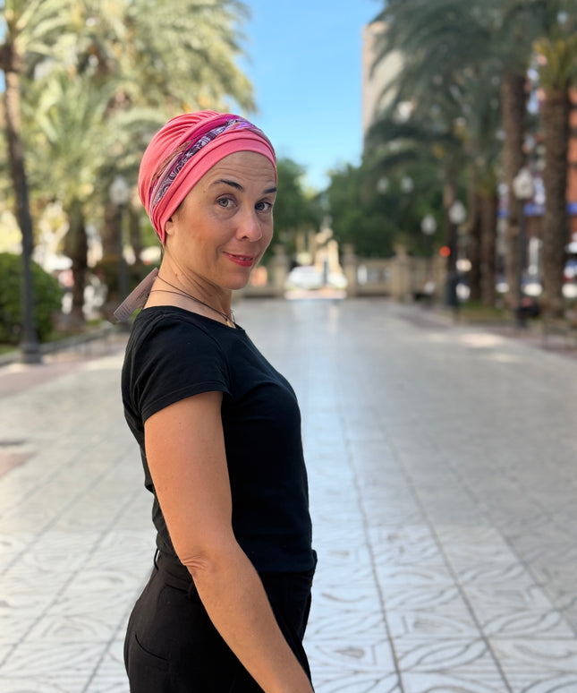 Pañuelo Oncológico Carla Bedia | Carlota Coral