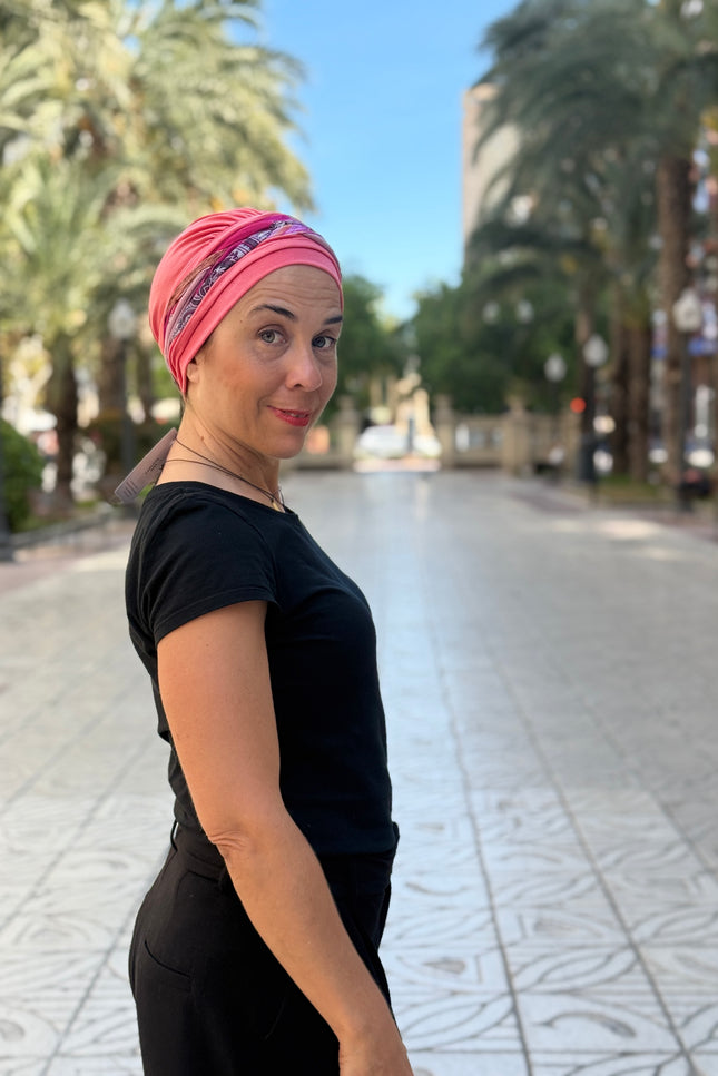 Pañuelo Oncológico Carla Bedia | Carlota Coral