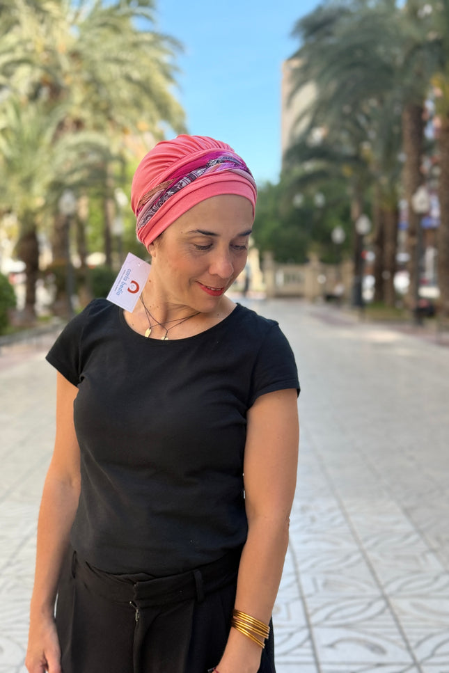 Pañuelo Oncológico Carla Bedia | Carlota Coral