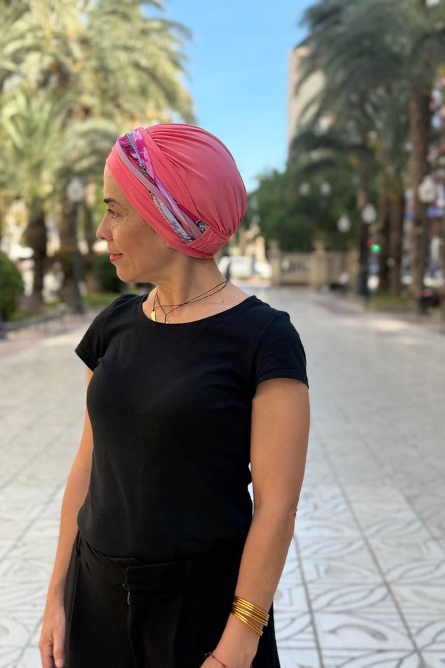 Pañuelo Oncológico Carla Bedia | Carlota Coral